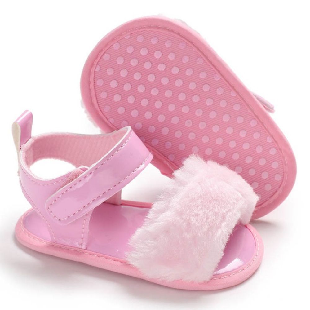 Effen Klittenband Babymeisje Peuter Schoenen