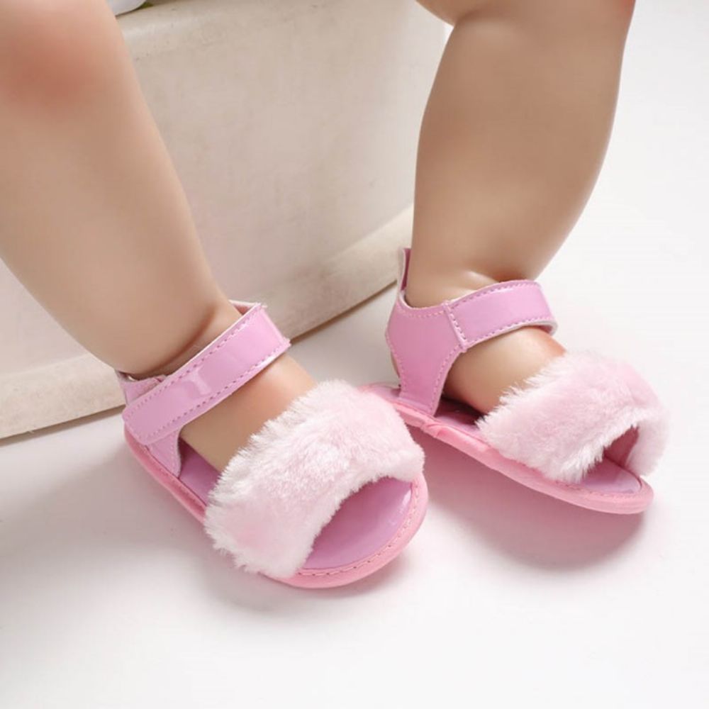 Effen Klittenband Babymeisje Peuter Schoenen