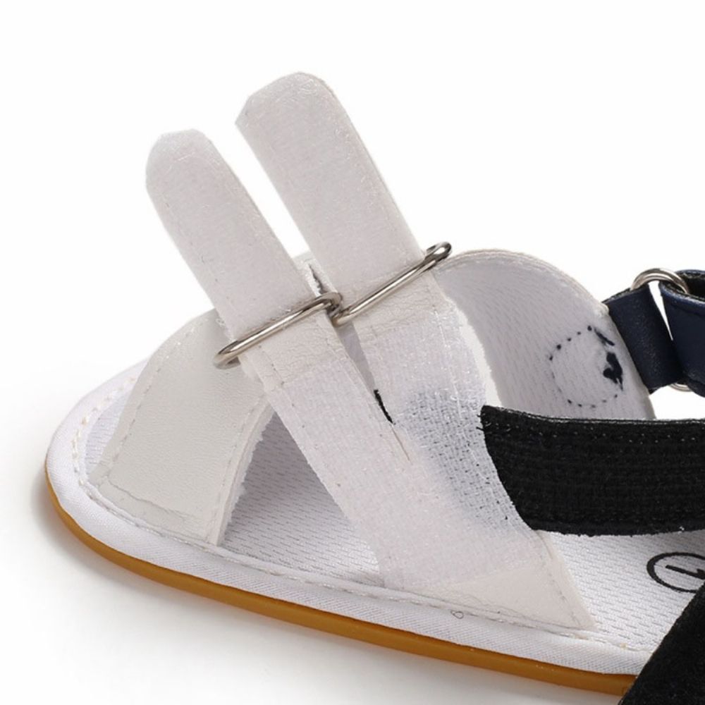 Kleurblok Klittenband Open Teen Babyschoenen