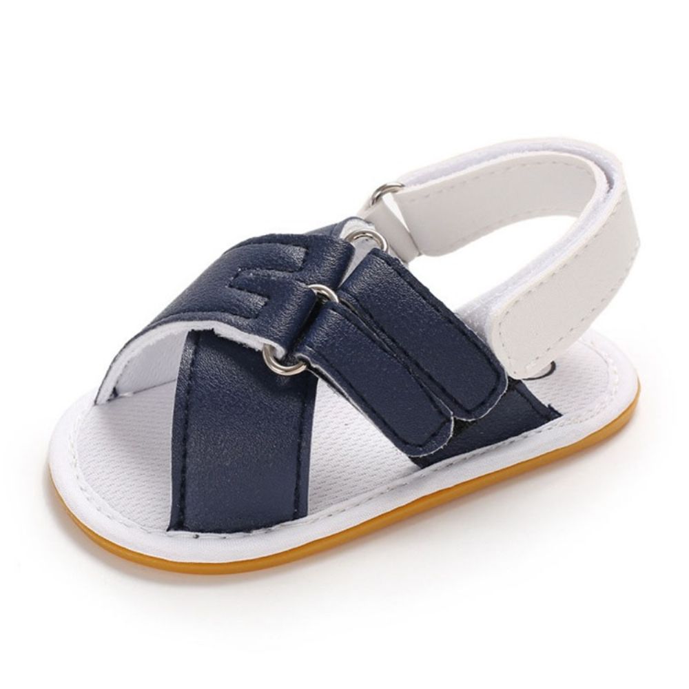 Kleurblok Klittenband Open Teen Babyschoenen