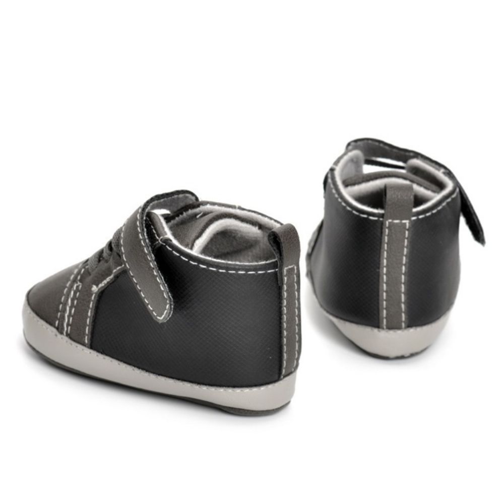 Pu Velcro Elastische Band Peuterschoenen