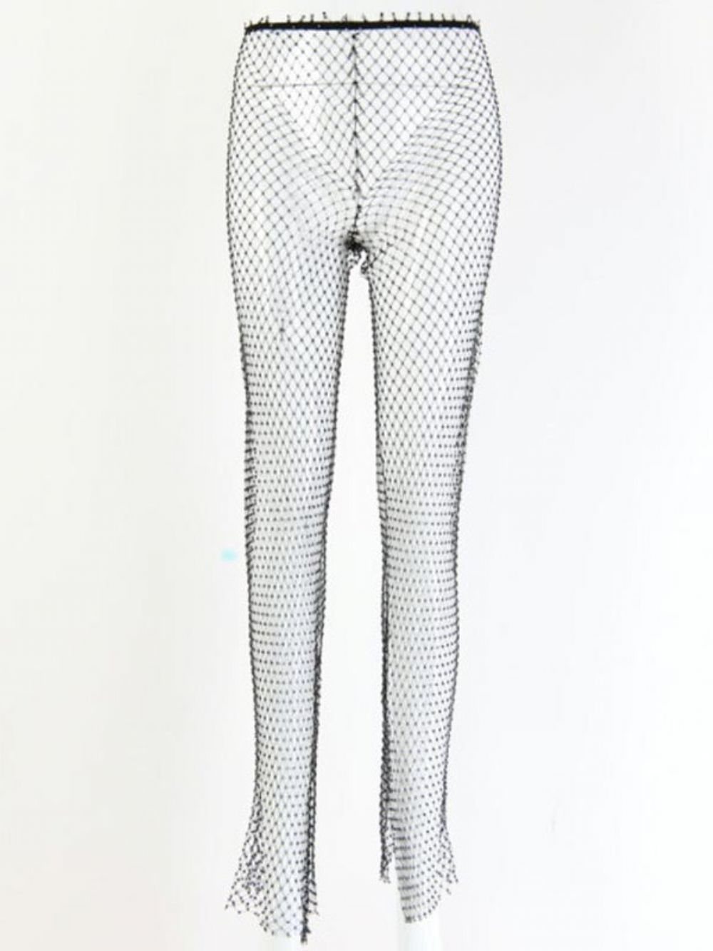 Effen Losse Mesh Volledige Lengte Casual Broek