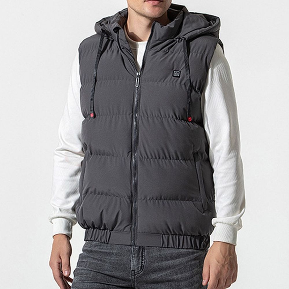 Dubbellaags Rits Winter Europees Dik Gilet