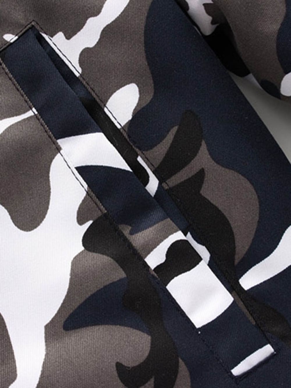 Zip Camouflage Dikkere Warme Winterjas Heren