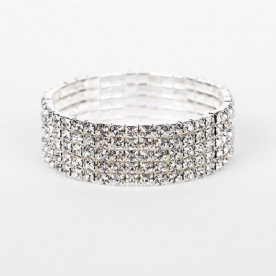 Diamante Effen Romantische Bruiloft Vrouwelijke Armbanden