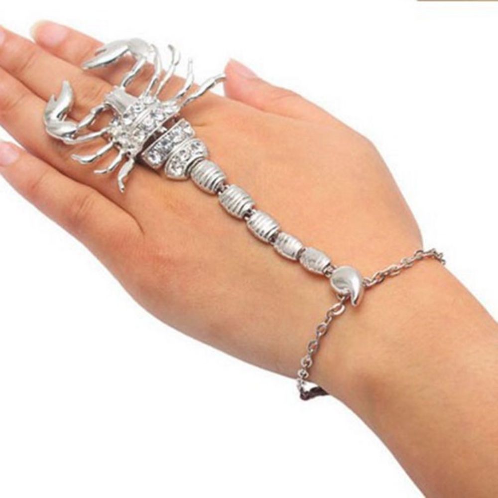 Scorpion Diamante Bedelarmband