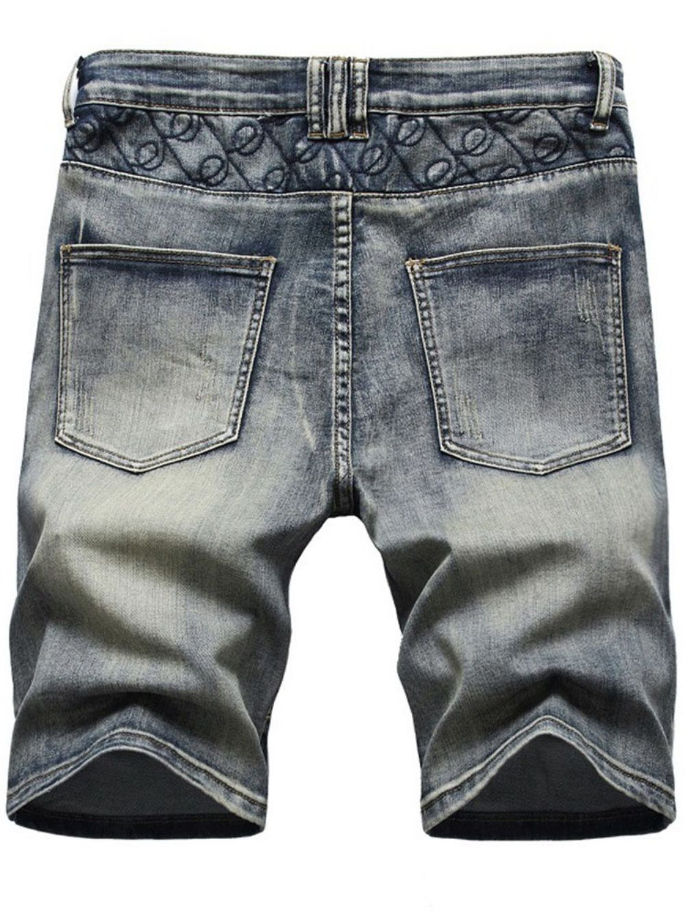 Casual Denim Shorts Heren Met Rechte Zak