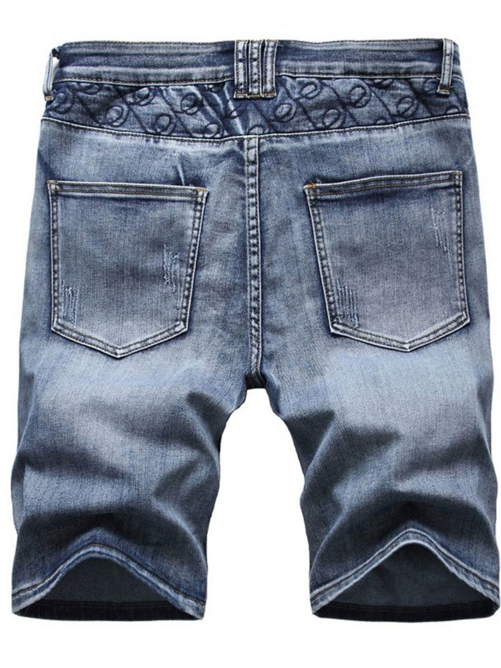 Casual Denim Shorts Heren Met Rechte Zak