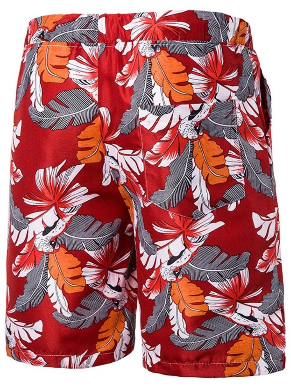 Casual Herenshorts Met Print Plantaardige Casual Veters