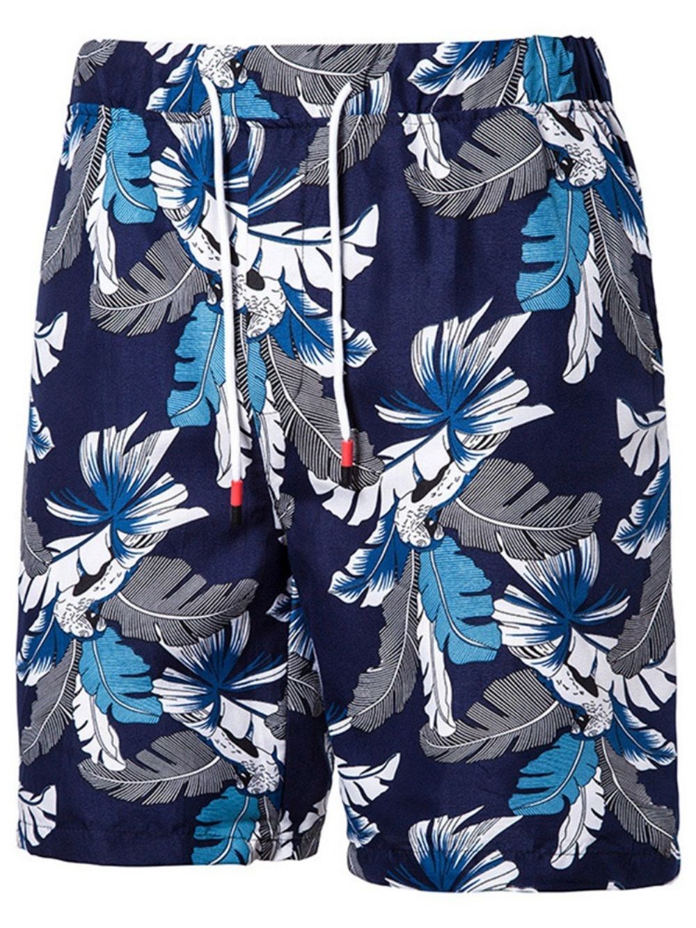 Casual Herenshorts Met Print Plantaardige Casual Veters