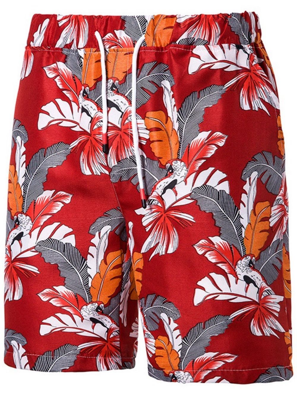 Casual Herenshorts Met Print Plantaardige Casual Veters