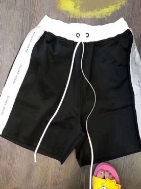 Casual Herenshorts Met Veters En Rechte Veters