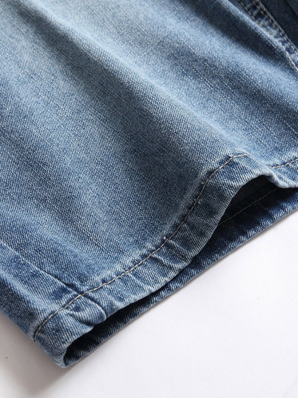 Rechte Denim Short Heren