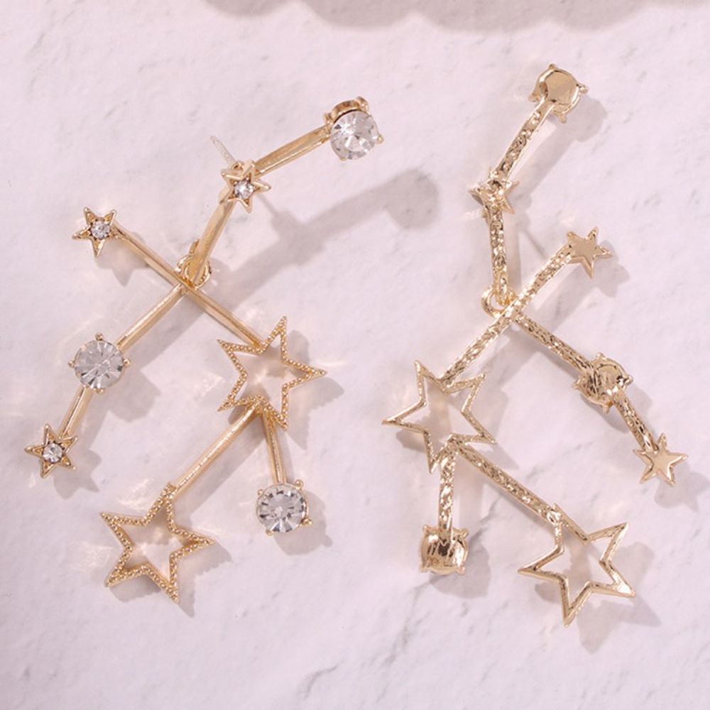 Star Alloy Prom Oorbellen