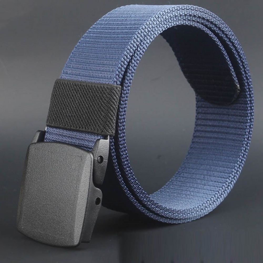 Gladde Casual Canvas Riem