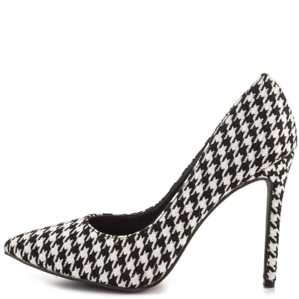 Houndstooth Puntschoen Pumps