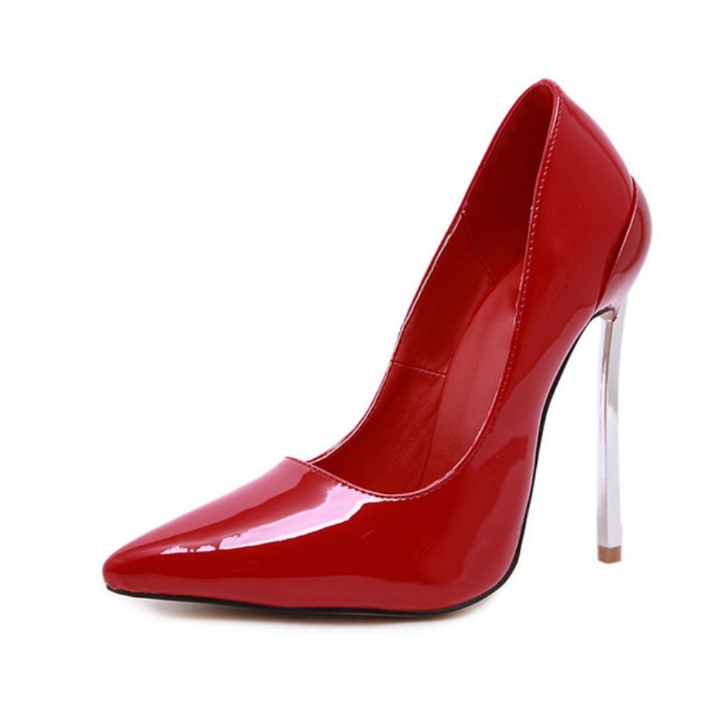 Pu Stiletto Heel Instappers Puntschoen Dames Pumps