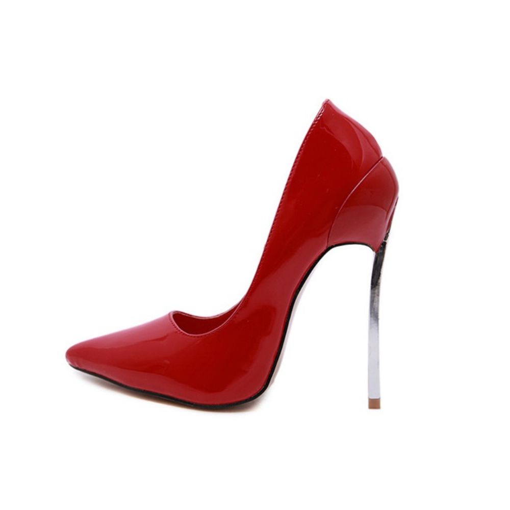 Pu Stiletto Heel Instappers Puntschoen Dames Pumps