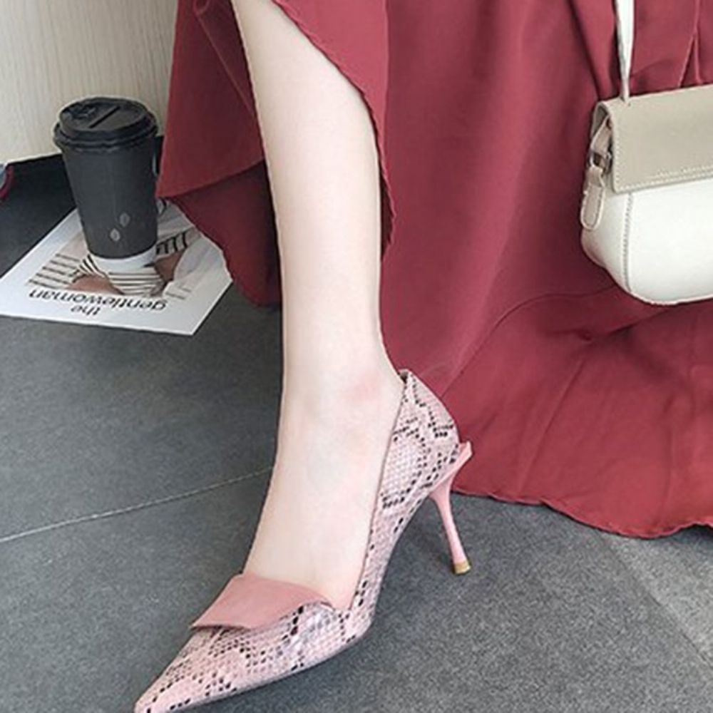 Serpentine Puntige Teen Stiletto Heel Pumps Dames