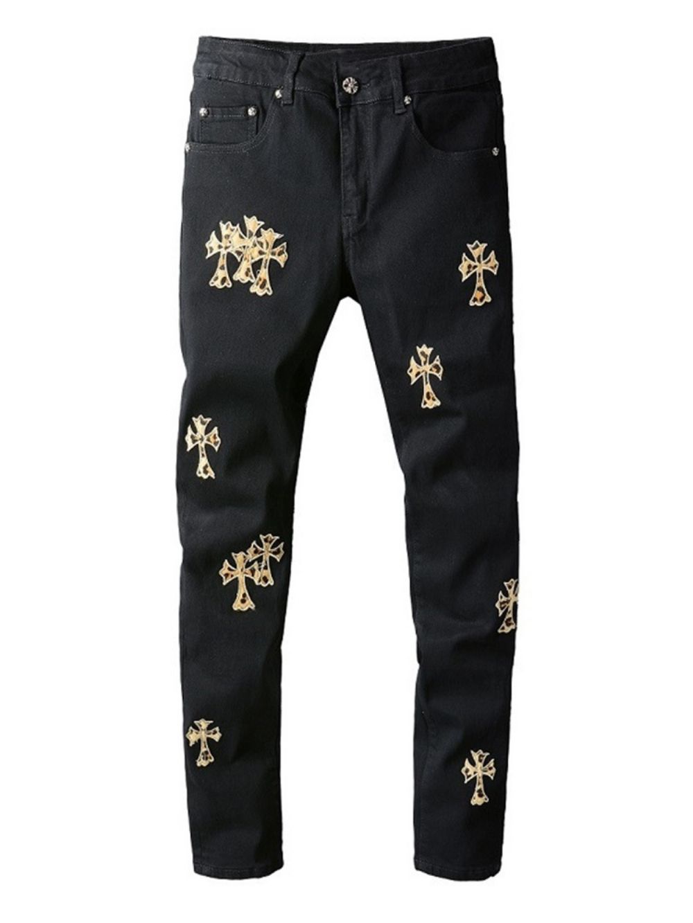 Appliqués Potlood Broek Europese Rits Jeans