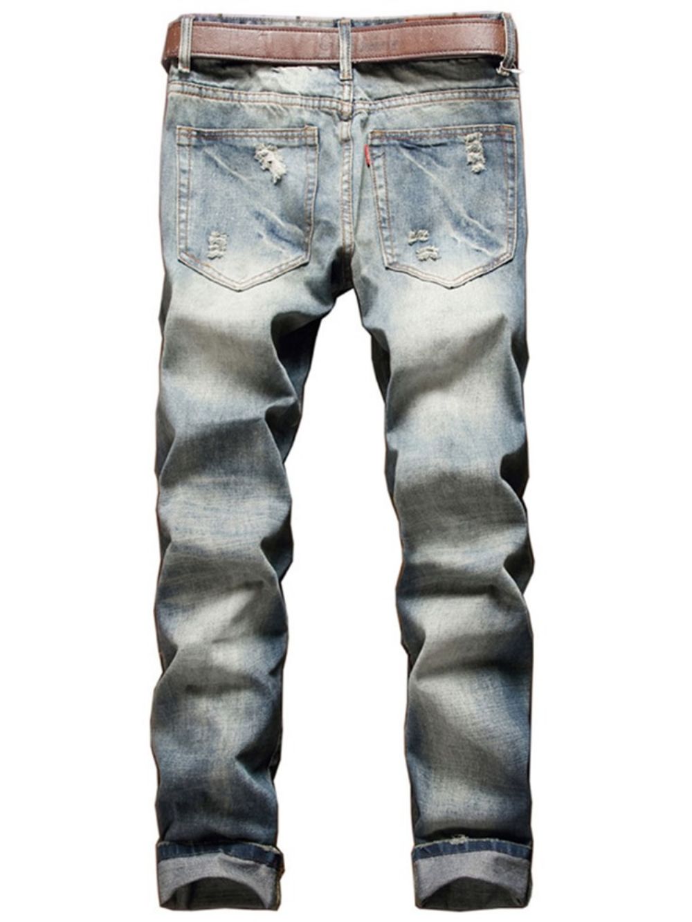 Casual Jeans Heren Met Gaten