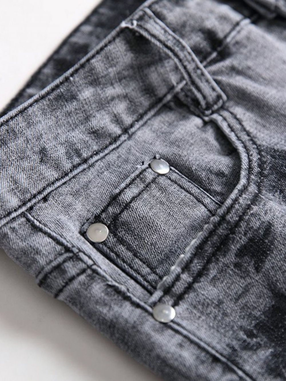 Europese Jeans Met Middelhoge Taille