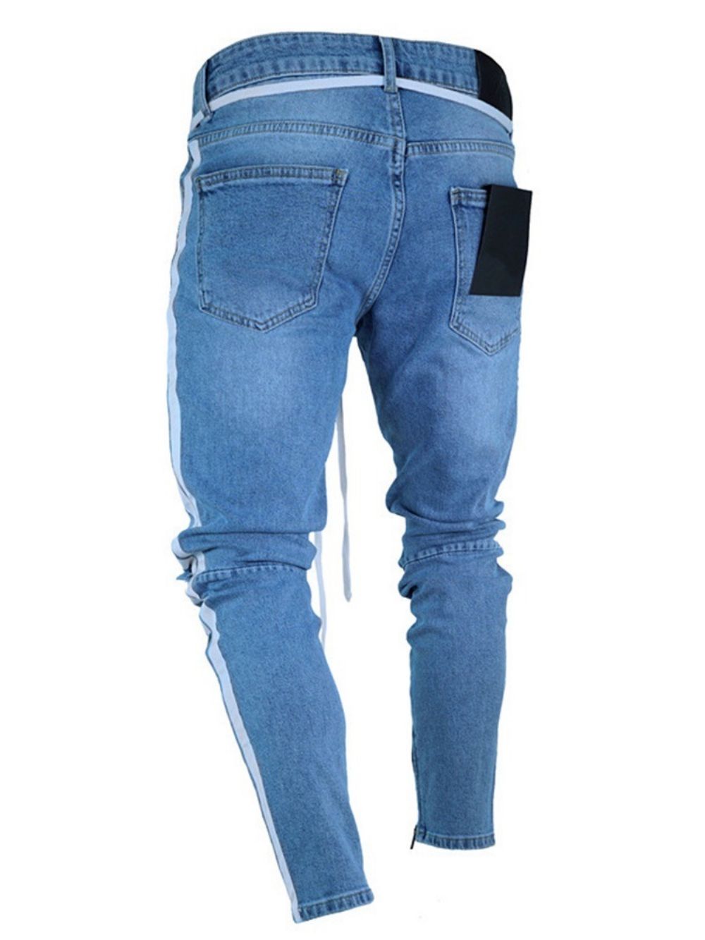 Halfhoge Jeans Heren Met Zak