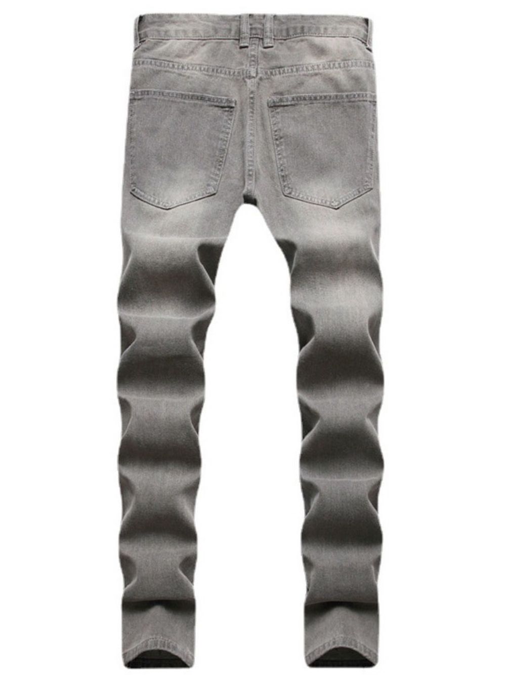 Herenjeans Met Rechte Ritssluiting En Halfhoge Taille