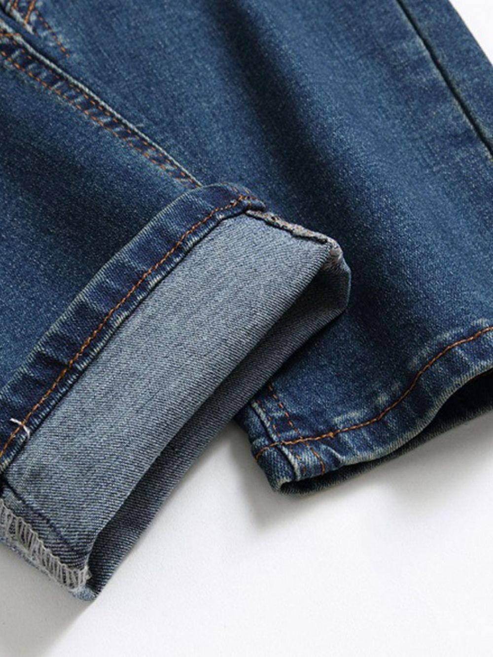 Herenjeans Met Rechte Taille En Middelhoge Taille