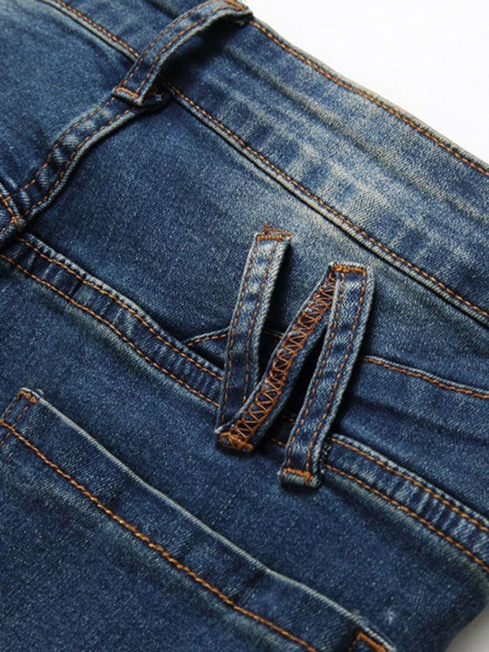 Herenjeans Met Rechte Taille En Middelhoge Taille