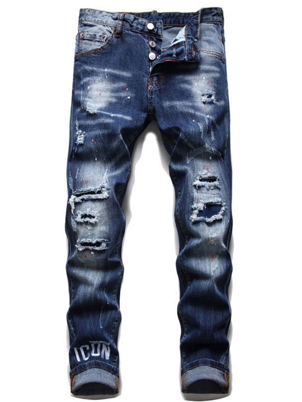 Hiphop-Jeans Heren Met Letterzak