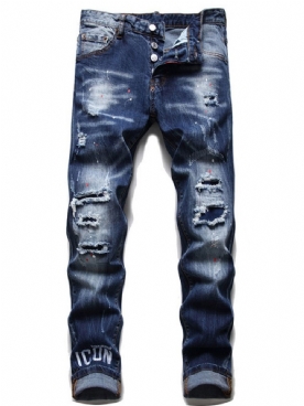 Hiphop-Jeans Heren Met Letterzak