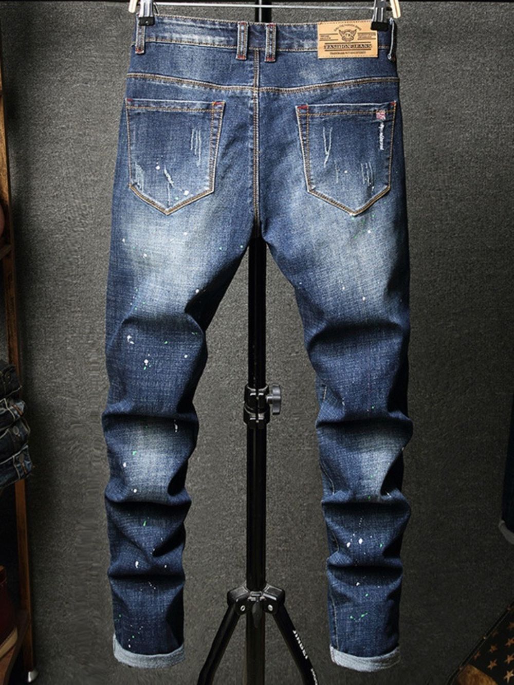 Hiphop-Jeans Met Rechte Taille En Middelhoge Taille