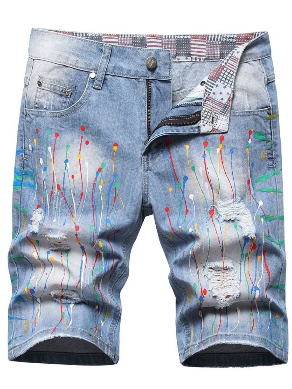 Holle Rechte Heuphop-Jeans Met Middelhoge Taille