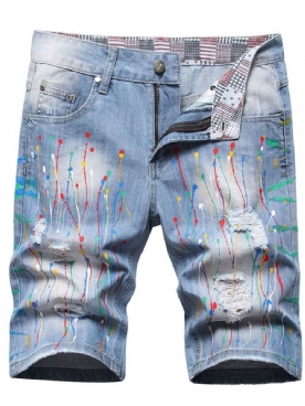 Holle Rechte Heuphop-Jeans Met Middelhoge Taille