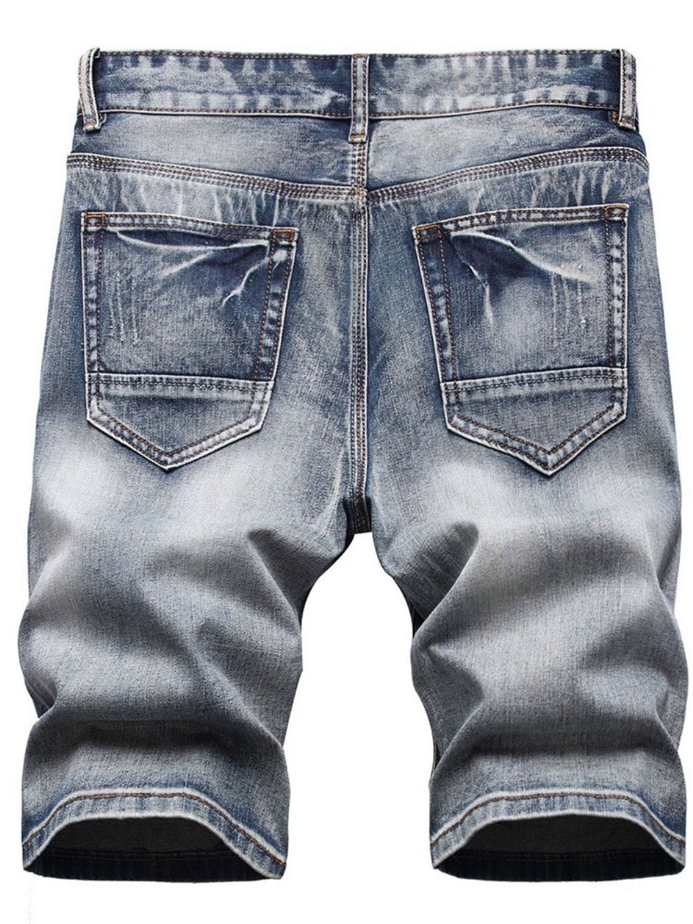 Jeans Met Dunne Rits En Middelhoge Taille