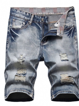 Jeans Met Dunne Rits En Middelhoge Taille