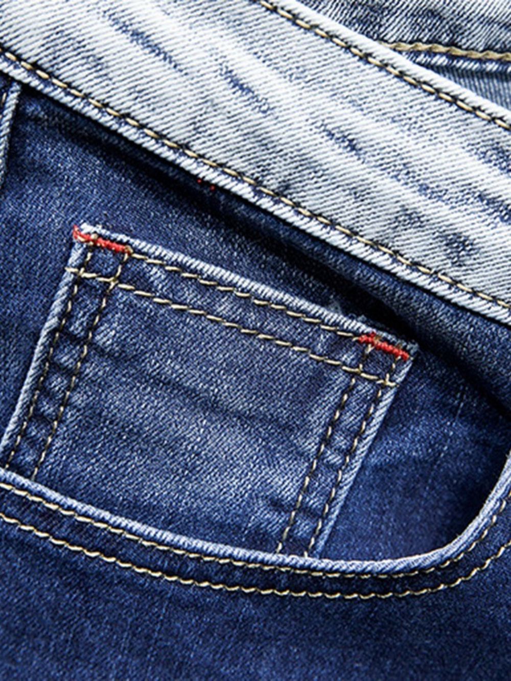 Jeans Met Ritssluiting Midden In De Taille