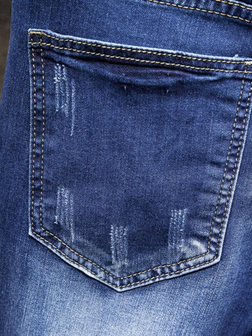 Jeans Met Ritssluiting Midden In De Taille