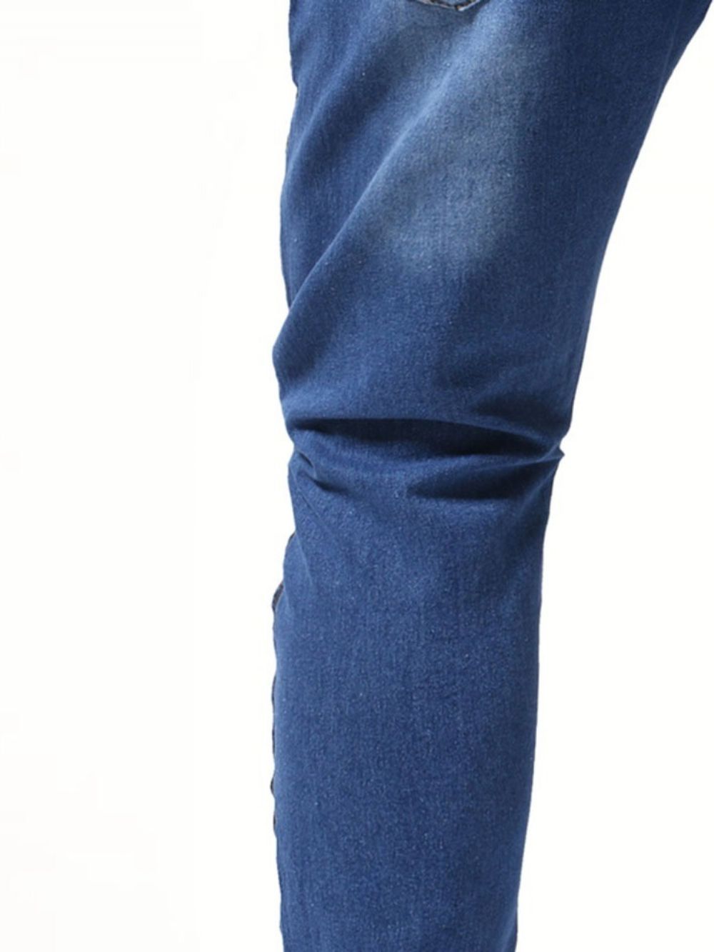 Pocket Potlood Broek Rits Micro-Elastische Casual Herenjeans Heren