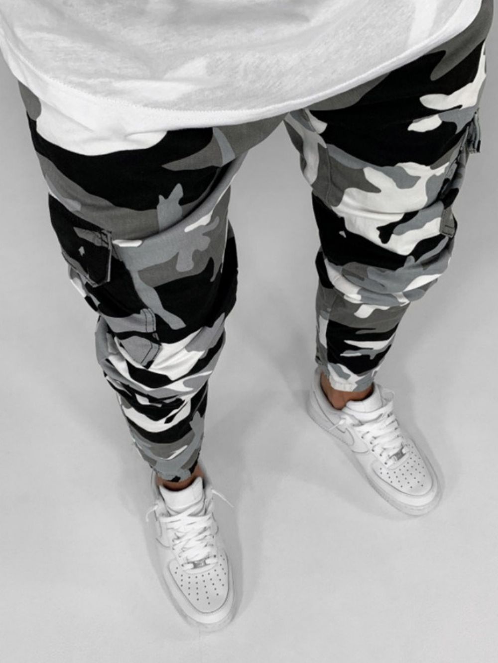 Potloodbroek Camouflage Europese Herenjeans