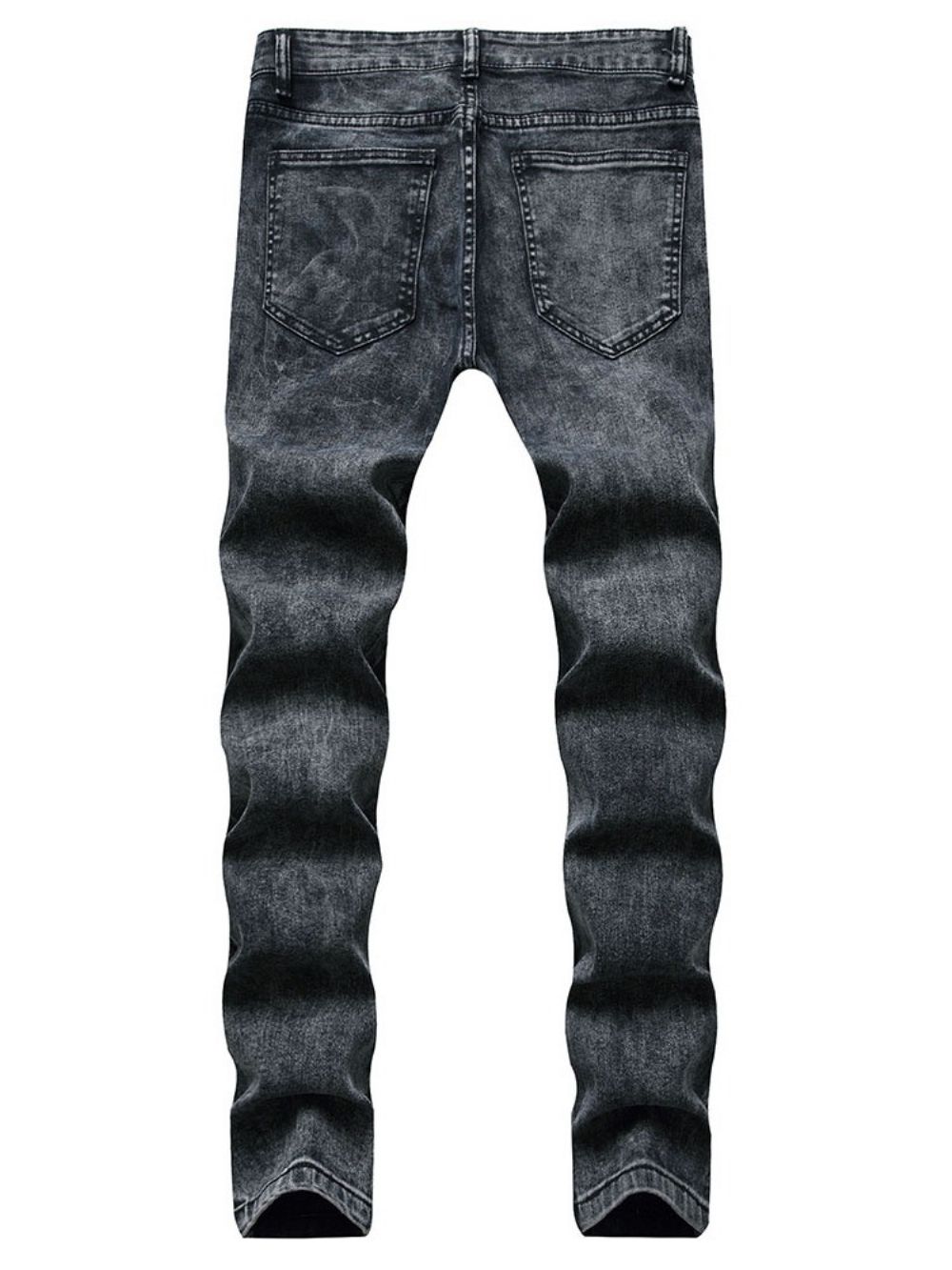 Potloodbroek Effen Gat Midden Taille Jeans