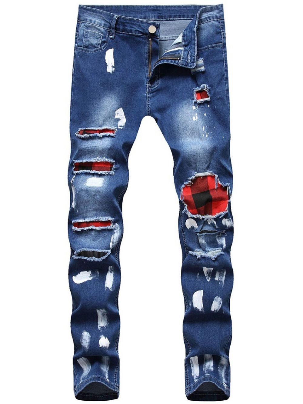 Potloodbroek Gat Mid-Taille Casual Europese Jeans