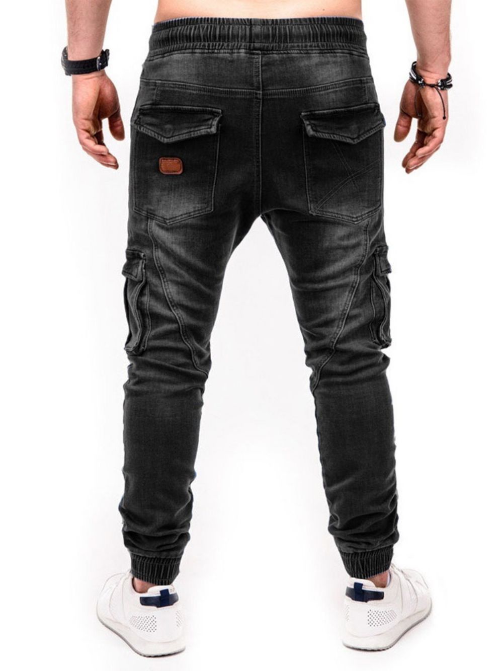 Potloodbroek Met Zak En Casual Jeans Met Middelhoge Taille