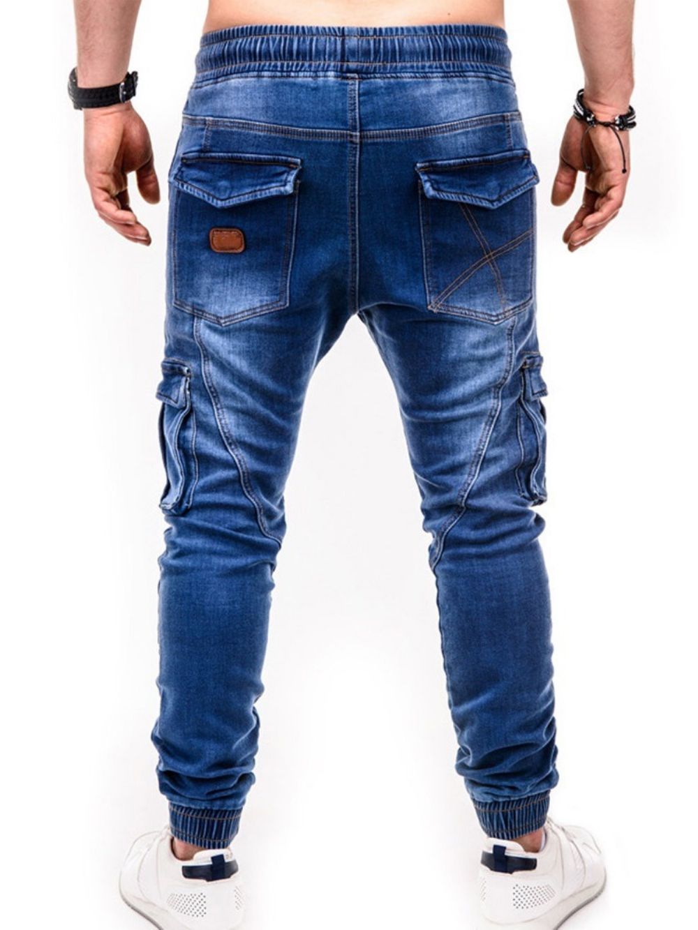 Potloodbroek Met Zak En Casual Jeans Met Middelhoge Taille