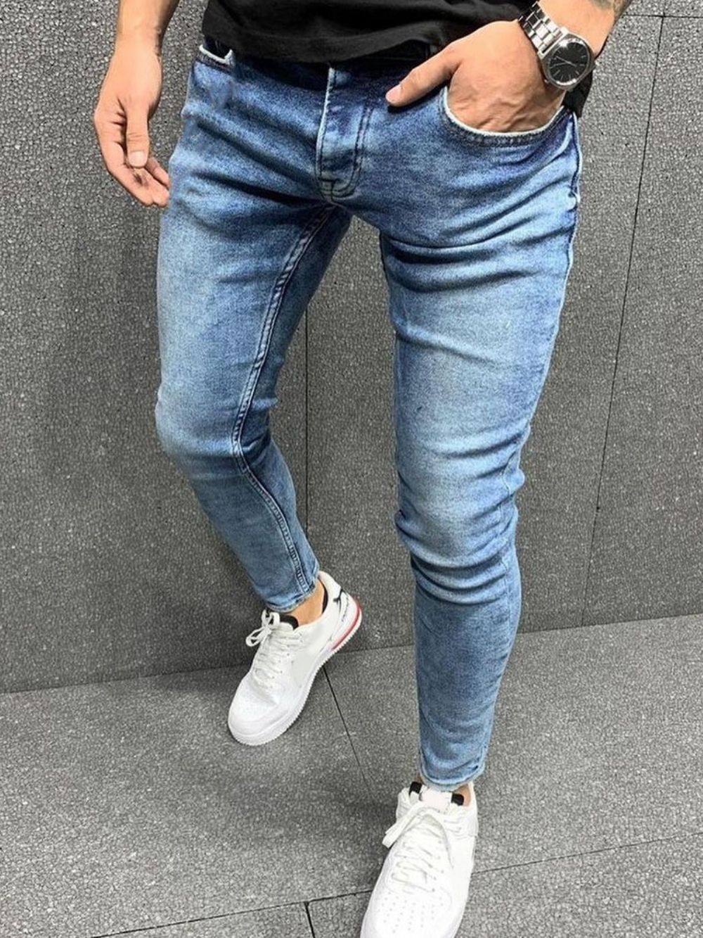 Rits Potloodbroek Rits Casual Jeans Heren