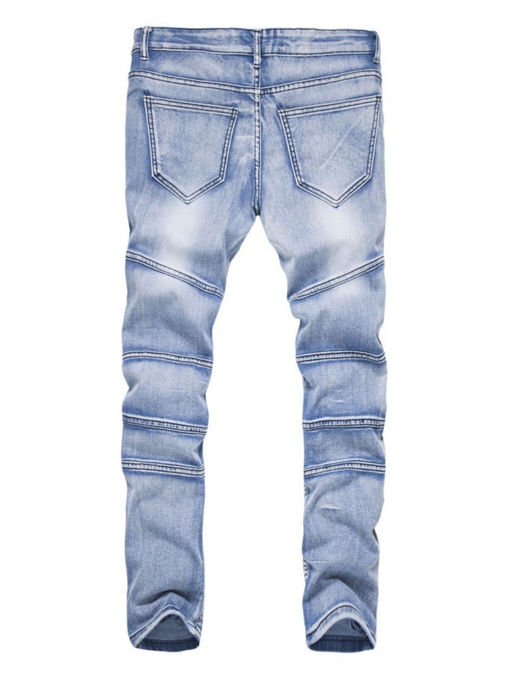 Versleten Potloodbroek Casual Jeans Met Middelhoge Taille