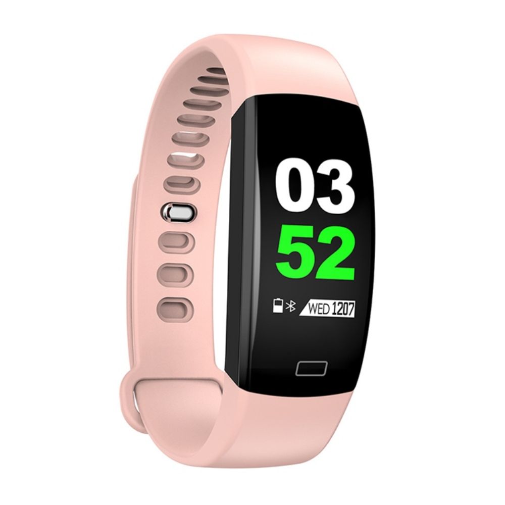 F64 Kleurenscherm Smart Armband Weer Gezondheid Bluetooth Sport Kcal Horloge