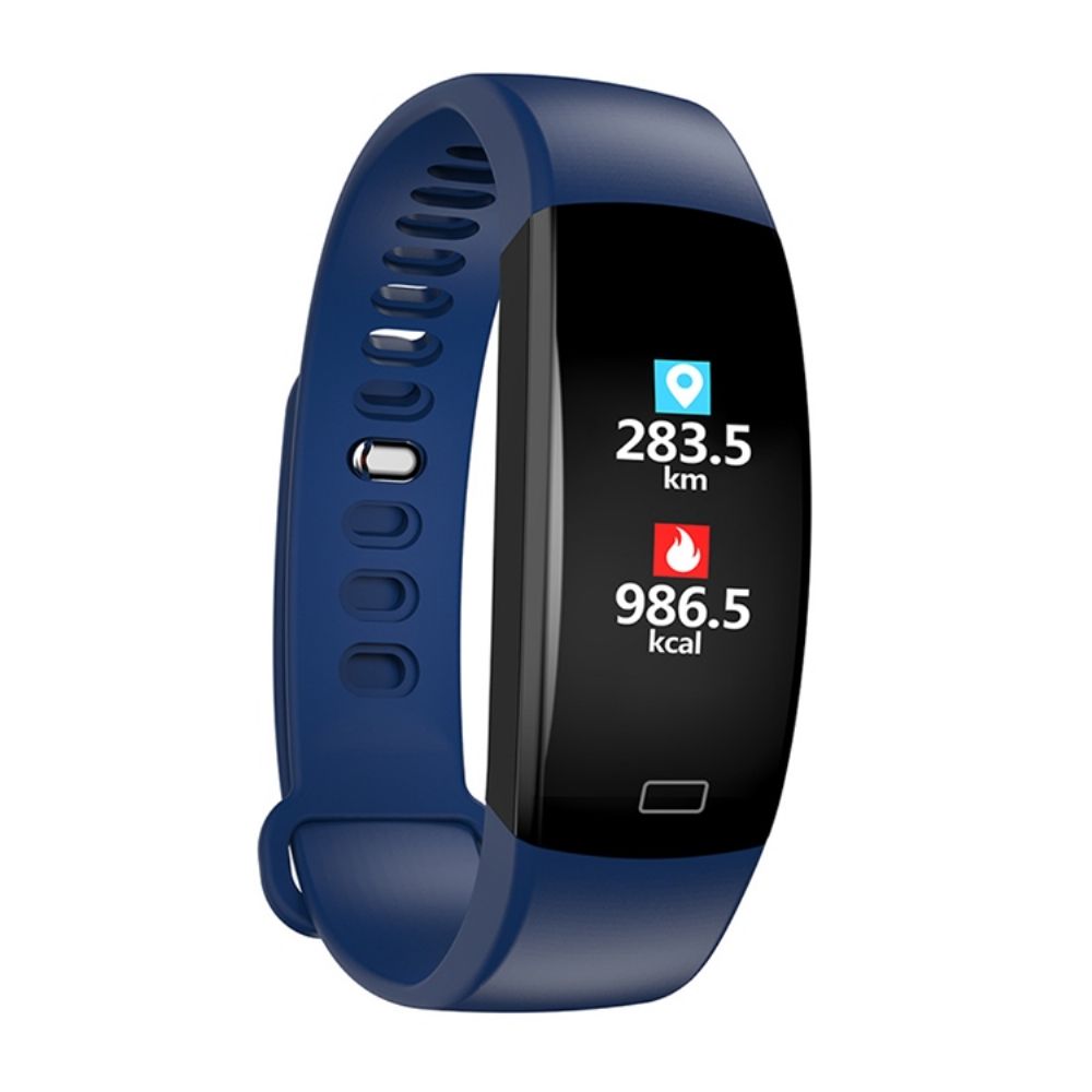 F64 Kleurenscherm Smart Armband Weer Gezondheid Bluetooth Sport Kcal Horloge