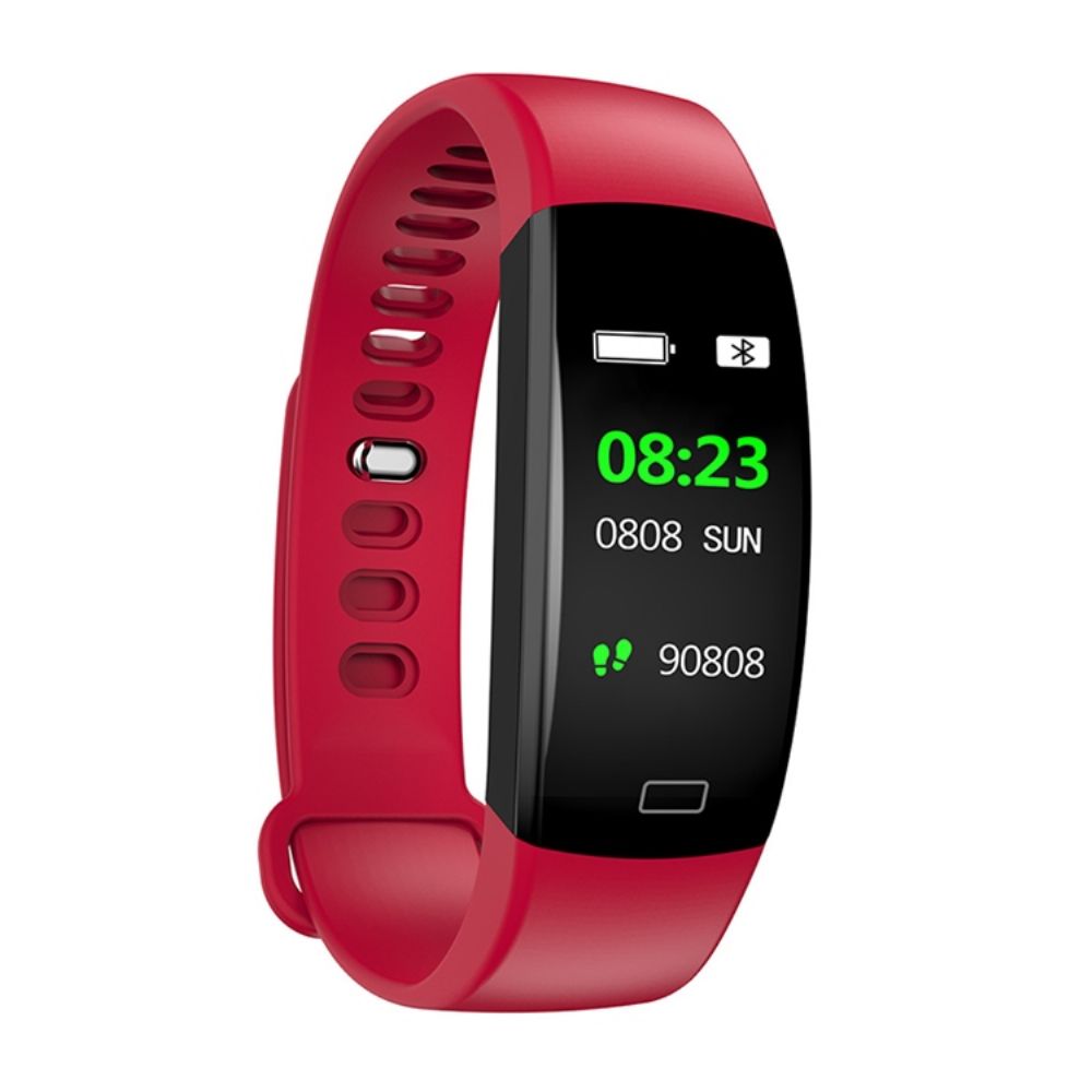 F64 Kleurenscherm Smart Armband Weer Gezondheid Bluetooth Sport Kcal Horloge